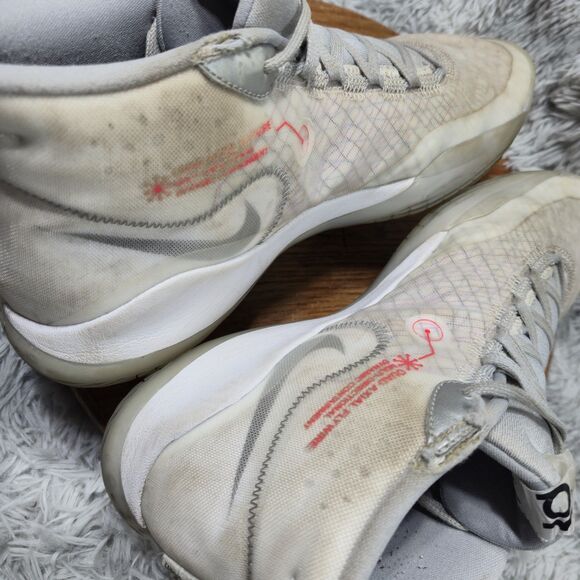 Nike Zoom KD 12 Mens Size 13/47.5 Wolf Grey Low Top Basketball Shoe CK1195-101 - Picture 12 of 13